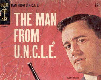 Collection of 72 Digital "The Man from U.N.C.L.E." Comics Vintage, Classic Book Kids, Digital Download