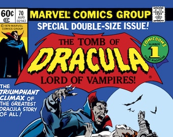 Tomb of Dracula 1-70 Complete Run Classic Comic Books Digital Download