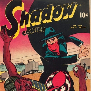 The Shadow Comic 1-101 Classic Comic Books, Rare Comics, Vintage Comics, Digital Download image 1