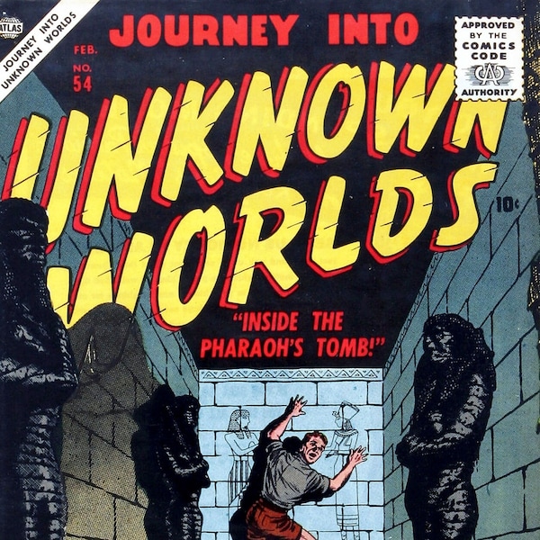 48 Issues, Journey into Unknown Worlds, Classic Comic Books, Vintage, Classic Book Kids Digital Download