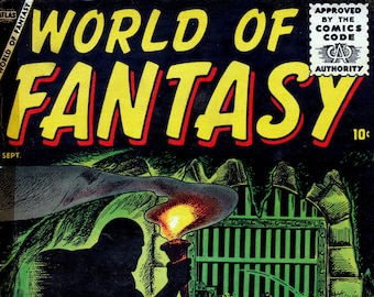 World of Fantasy 1-19 Complete Run, collection vintage, collection rare, collection de bandes dessinées, téléchargement numérique