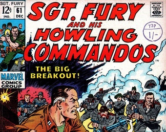 SGT Fury Comic, Complete 167 Issues Plus 7 Annual, Complete Collection, Rare Find, Digital Download