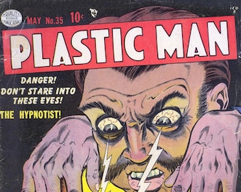 Plastic Man Comic Book Full Run of 84 Classic Comic Books Digital Download