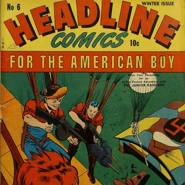 Complete Headline Comics Collection 1-77 - Instant Download - Rare Comics, Complete Run, Vintage Comic Series