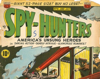 22 Issues Spy-Hunter Comic Series - Digital Download Vintage Comic Series, Rare Comics, Immediate Download
