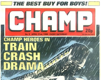 Complete 87 números de la colección digital: Champ Comic, serie de cómics británica clásica