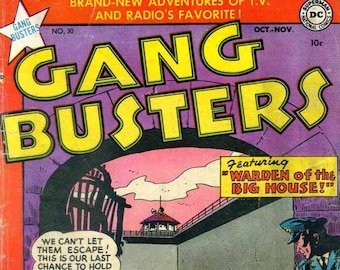 Gang Busters 67 Issues, Vintage Comics, Rare Comics, Classic Collection, Digital Download
