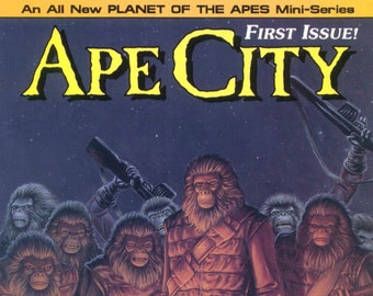 Various Planet of The Apes Comics 50 in Total, Ape City Classic Comic Books Digital Download