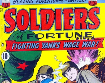 18 klassische Probleme, 12 Soldaten des Glücks und 6 Stars und Stripes Comics Sofort Download seltene Comics, Vintage Comics, Sofort Download