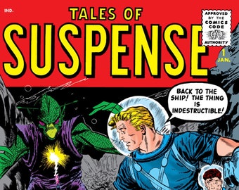 Tales of Suspense 99 Issues - Digital Comics Collection - Immediate Download - Vintage Comics, Rare Comics, Immediate Download