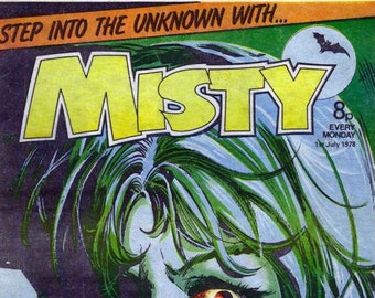 Komplette Sammlung: Misty Comic - Ausgaben 1-101, 3 Jahreshefte und 3 Sonderhefte - Vintage Comic Serie Sofortdownload