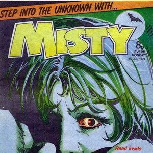 Complete Collection: Misty Comic - Issues 1-101, 3 Annuals, and 3 Specials - Vintage Comic Series Immediate Download
