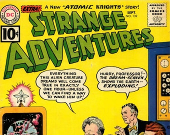 Strange Adventures Full Run, Men's Adventures Full Run, Leading Comics, Classic Comic Books, Vintage, Classic Book Kids, Digital Download