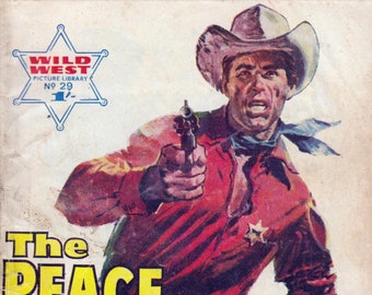 Wild West Picture Library Comic, Vintage and Rare Comics 90 Issues Digital Download