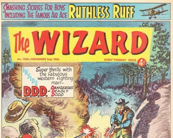 The Wizard 442 Comics, Vintage Comic Great Collection, Digital Download