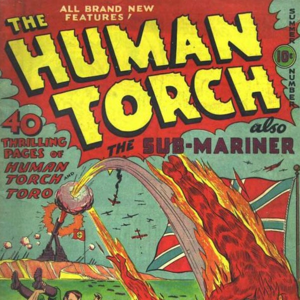 Complete Human Torch Comics 2-38 - Immediate Download - Rare Comics, Vintage Comics - Includes Comic Book Readers!"