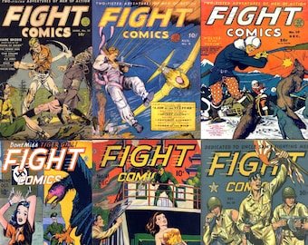 86 Issues Fight Comics & Digital Comic Books, Comic Book,Rare Comic Books Digital Comic, Vintage Comic Books, Comic Strip, Digital Download