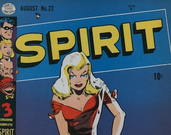 The Spirit Comic 1-22 Complete Classic Comic Books,  Vintage, Classic Book Kids, Magazine Rack,   Digital Download