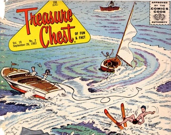 354 ISSUES Treasure Chest ComicS + Two Teachers Supplements, Vintage Rare Comics Digital Download