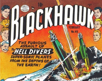 263 Issues Blackhawk Digital Collection Golden Age to Silver Age, WWII Hero Tales & Squadron Adventures Digital Download