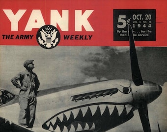Yank Magazine 182 Issues covering 1942 - 1945, Vintage Collection, Digital Download