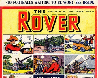 741 Comics The Rover Comic ,Digital Comic Books, Comic Book,Rare Comic Books Digital Comic, Vintage Comics, Comic Strip, Digital Download