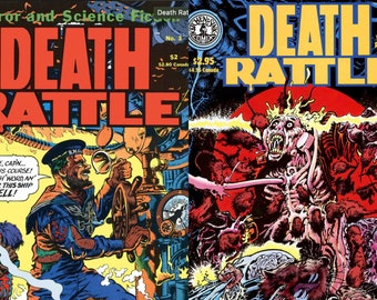 25 Issues Death Rattle Comics, 1972-1988, Digital Download, Horror Anthology, Classic Spooky Tales, Complete Collector's Set