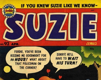 Suzie Comic volledige run 49-100, klassieke strip, vintage strip, digitale download