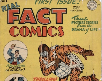 Real Fact Comics Komplette Comic Sammlung 1-22 | Sofortiger digitaler Download