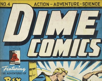 28 Issues Dime Comics, Vintage Comics, Rare Comics, Classic Horror Book, Digital Download