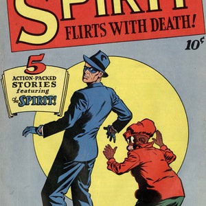 The Spirit Comic 1-22 Complete Classic Comic Books, Vintage, Classic Book Kids, Magazine Rack, Digital Download image 3