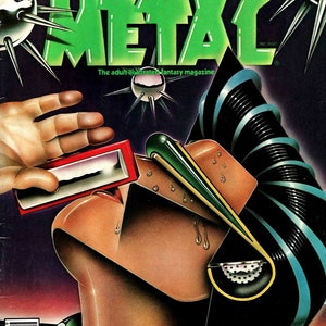 375 Heavy Metal Magazine Issues Science Fiction, Rare Comics, Vintage Comics, Great Collection, Digital Download zdjęcie 6