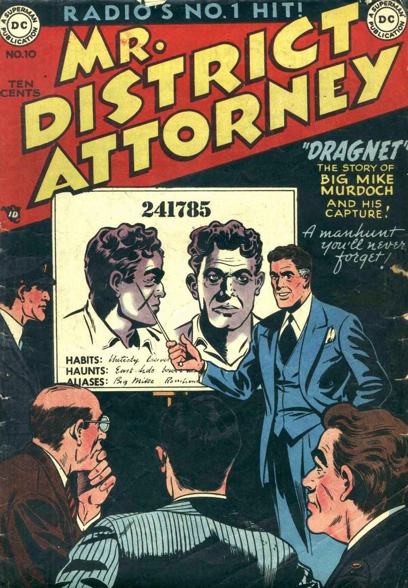 67 Issues Mr. District Attorney Digital Comic Collection Complete 67, Vintage Comics, Rare Comics, IMMEDIATE DOWNLOAD image 5
