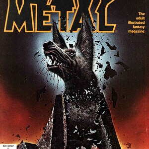 375 numéros du magazine Heavy Metal Science-fiction, bandes dessinées rares, bandes dessinées vintage, grande collection, téléchargement numérique image 7