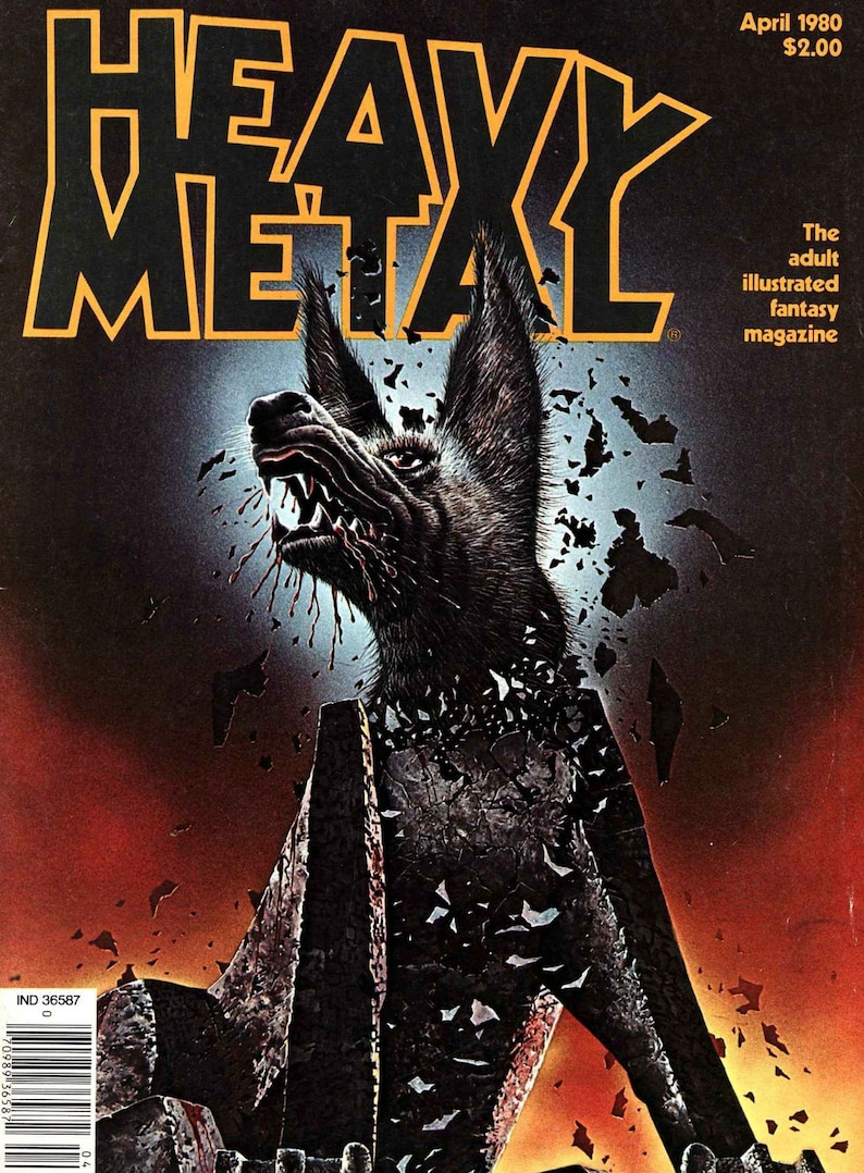 375 numéros du magazine Heavy Metal Science-fiction, bandes dessinées rares, bandes dessinées vintage, grande collection, téléchargement numérique image 7