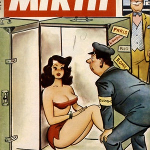 44 Adult Humor/Romance Magazines Pepper, Smiles, Mirth, and More Immediate Download Rare Comics Comic Book Readers Included image 8