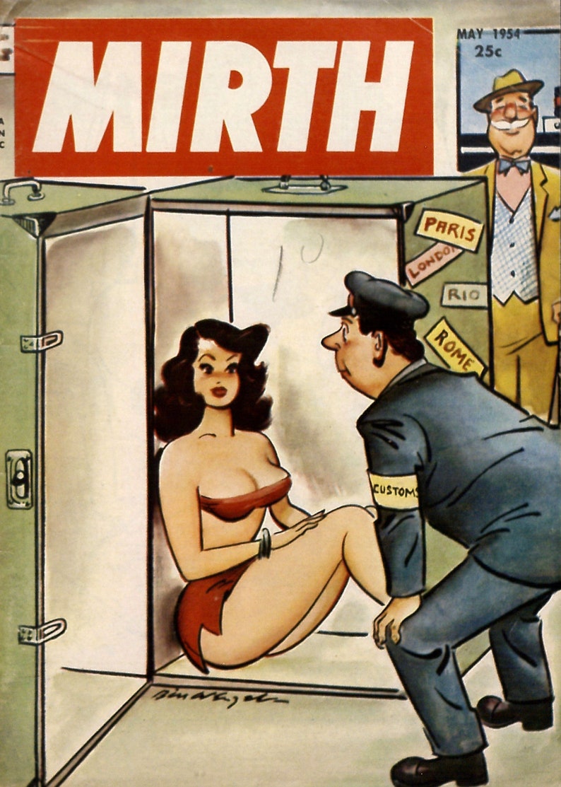 44 Adult Humor/Romance Magazines Pepper, Smiles, Mirth, and More Immediate Download Rare Comics Comic Book Readers Included image 8