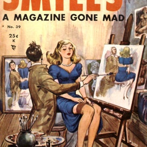 44 Adult Humor/Romance Magazines Pepper, Smiles, Mirth, and More Immediate Download Rare Comics Comic Book Readers Included image 2