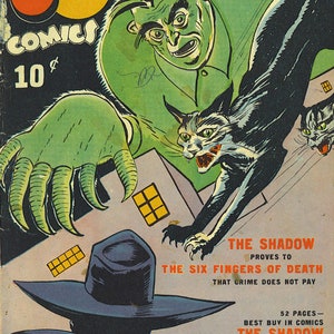The Shadow Comic 1-101 Classic Comic Books, Rare Comics, Vintage Comics, Digital Download image 5