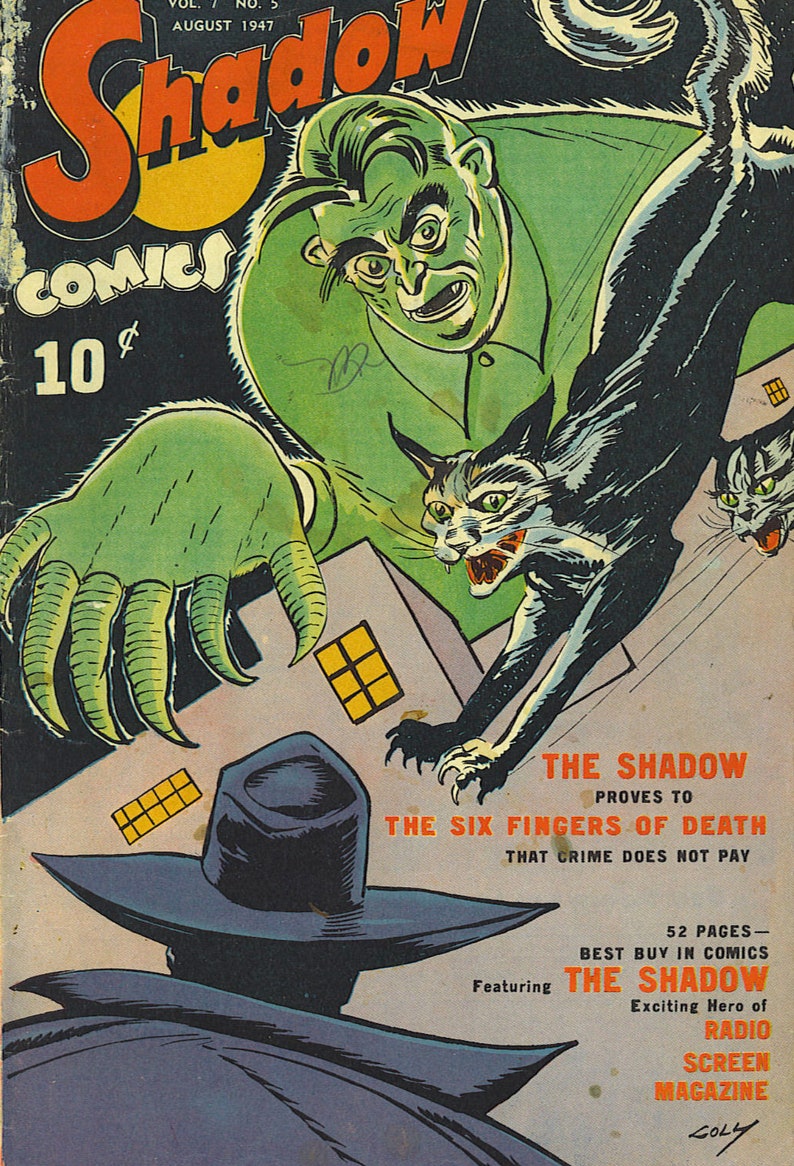 The Shadow Comic 1-101 Classic Comic Books, Rare Comics, Vintage Comics, Digital Download image 5