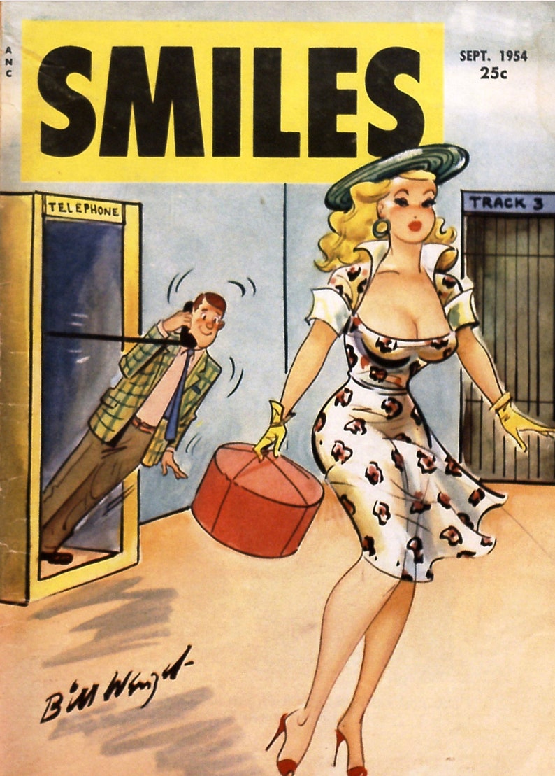 44 Adult Humor/Romance Magazines Pepper, Smiles, Mirth, and More Immediate Download Rare Comics Comic Book Readers Included image 1