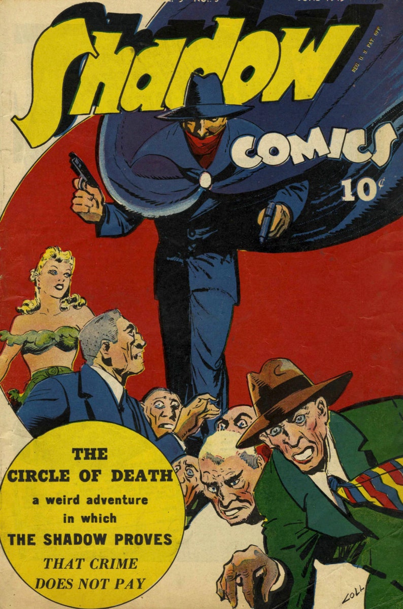 The Shadow Comic 1-101 Classic Comic Books, Rare Comics, Vintage Comics, Digital Download image 6