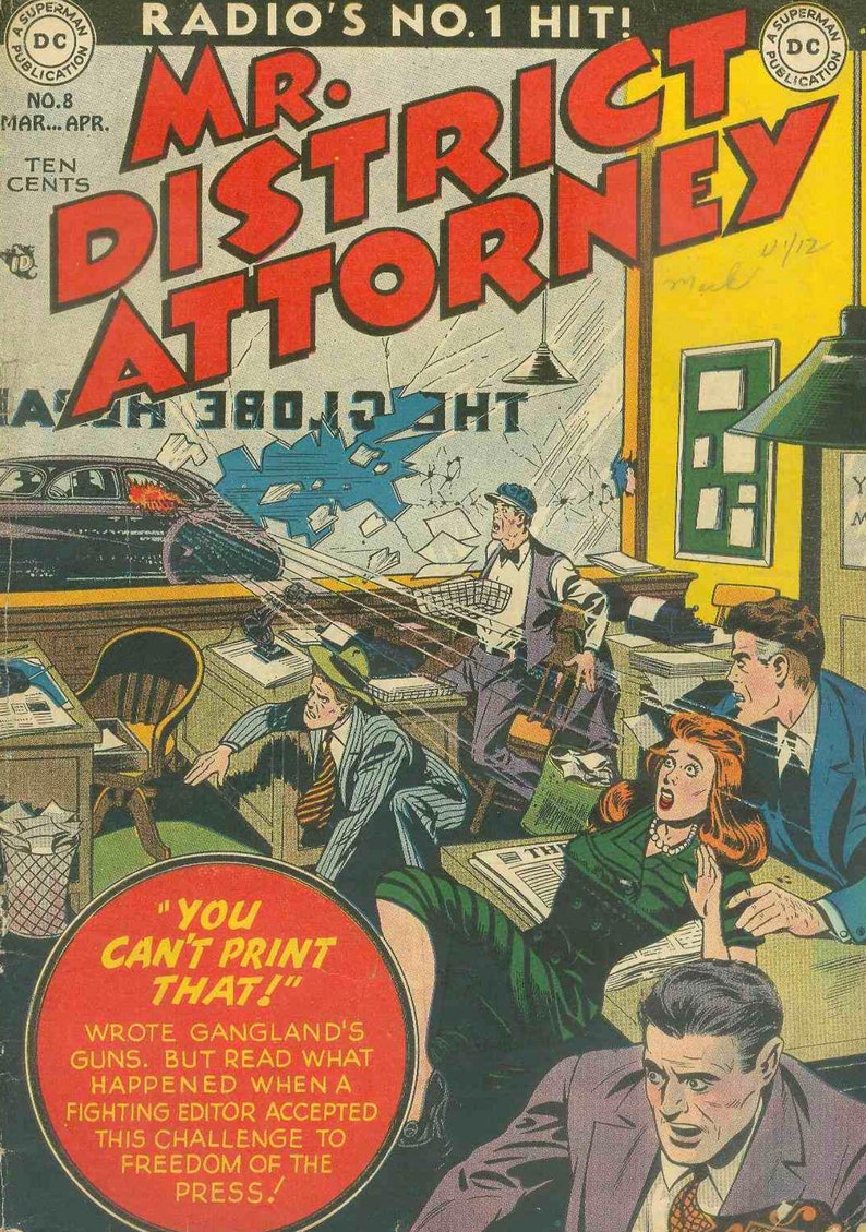 67 Issues Mr. District Attorney Digital Comic Collection Complete 67, Vintage Comics, Rare Comics, IMMEDIATE DOWNLOAD image 4