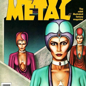375 numéros du magazine Heavy Metal Science-fiction, bandes dessinées rares, bandes dessinées vintage, grande collection, téléchargement numérique image 9