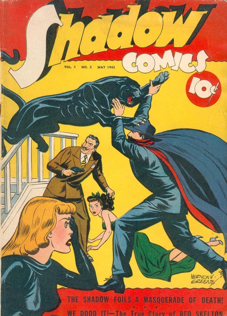 The Shadow Comic 1-101 Classic Comic Books, Rare Comics, Vintage Comics, Digital Download image 8