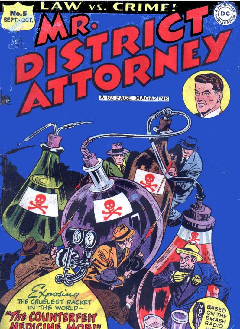 67 Issues Mr. District Attorney Digital Comic Collection Complete 67, Vintage Comics, Rare Comics, IMMEDIATE DOWNLOAD image 2