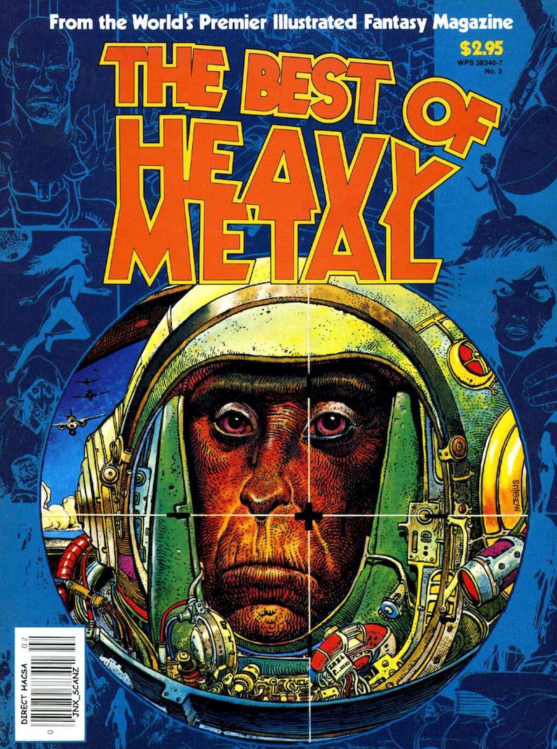 375 numéros du magazine Heavy Metal Science-fiction, bandes dessinées rares, bandes dessinées vintage, grande collection, téléchargement numérique image 10