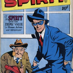 The Spirit Comic 1-22 Complete Classic Comic Books, Vintage, Classic Book Kids, Magazine Rack, Digital Download image 4