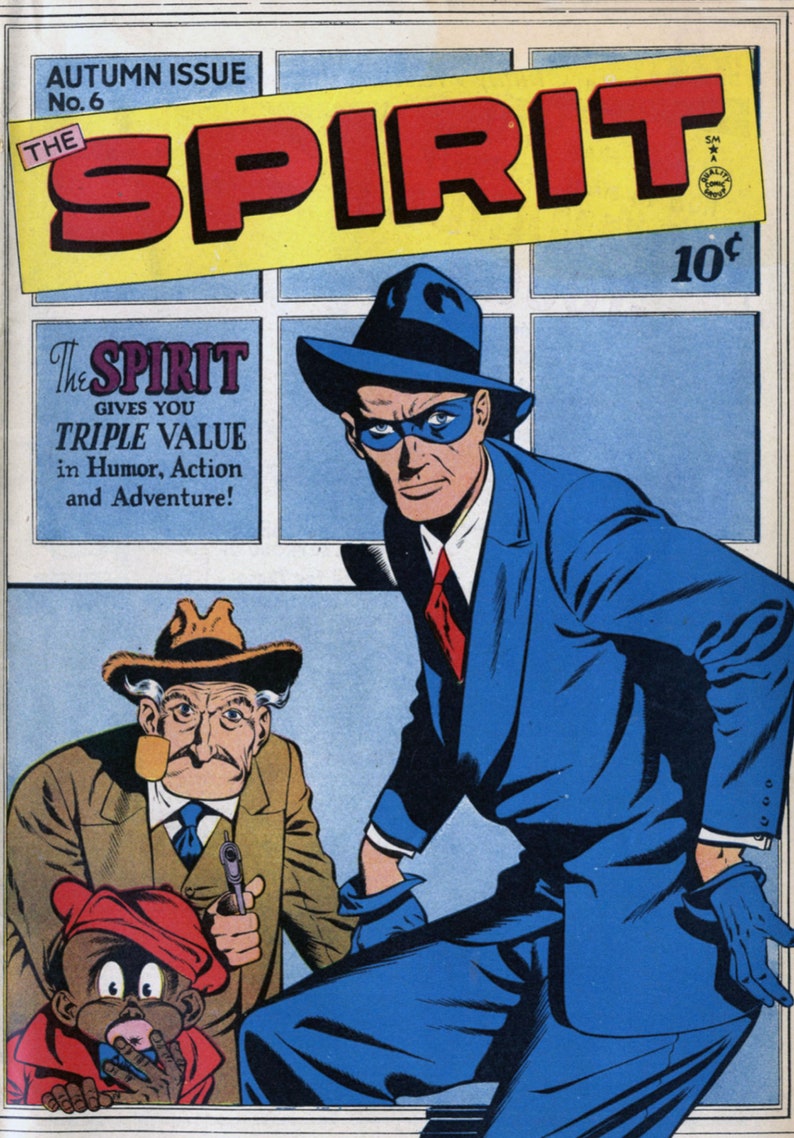 The Spirit Comic 1-22 Complete Classic Comic Books, Vintage, Classic Book Kids, Magazine Rack, Digital Download image 4