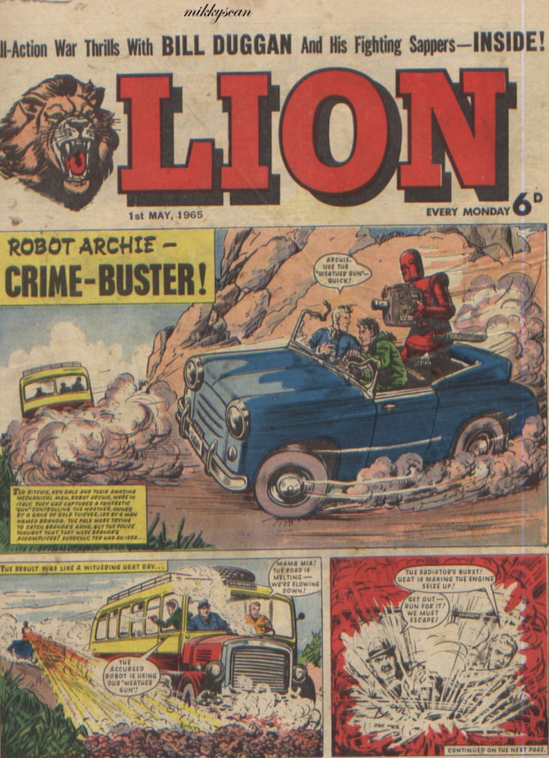 1100 Lion Comics Bundle, Vintage Jahreshefte & Specials, Weihnachtsausgaben, Riesenserie, Massive Digitale Sammlung, Sofort Download, 28GB Bild 10